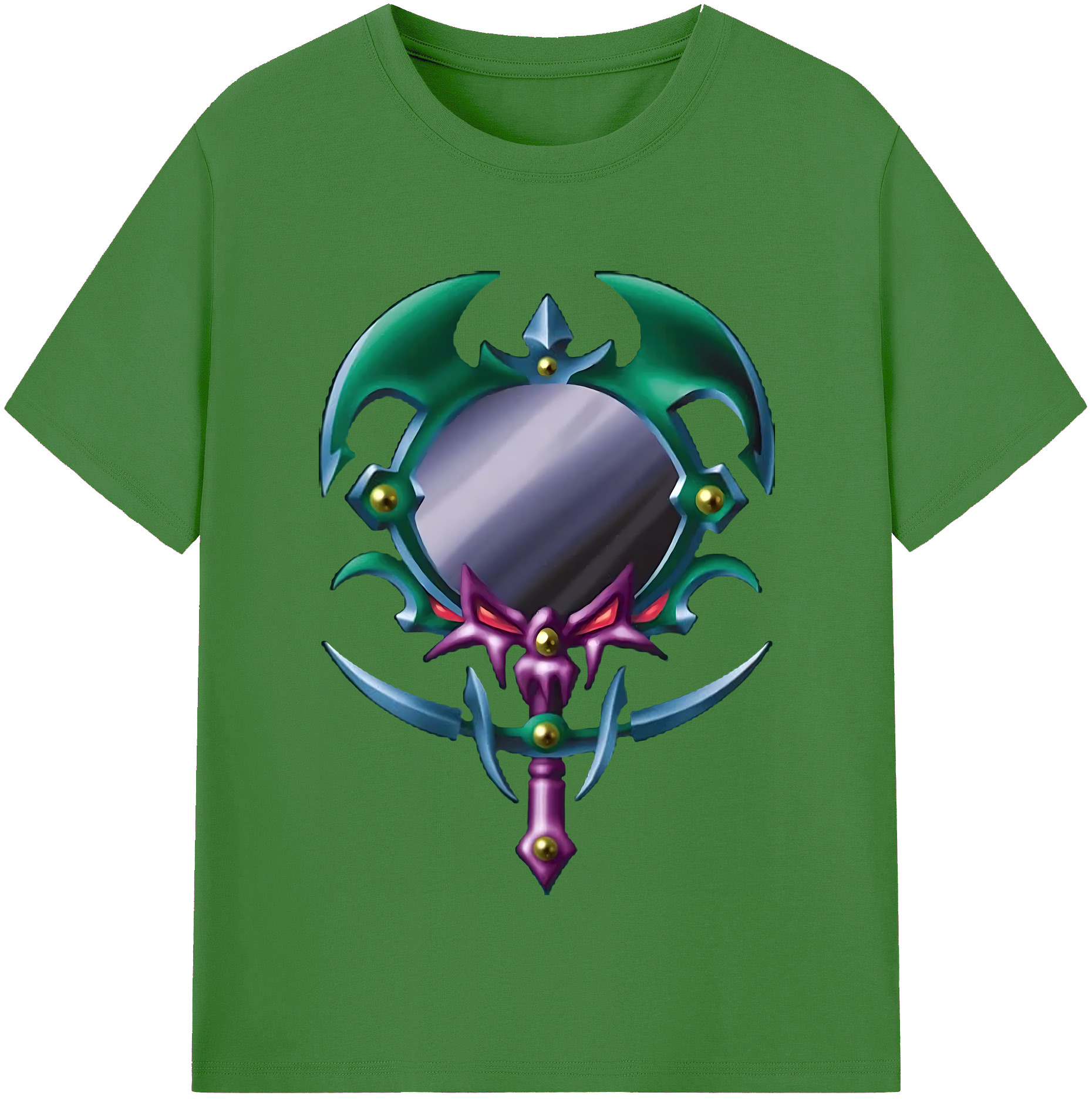 （画像用） 遊☆戯☆王 Yu-Gi-Oh! レディースカジュアルプリントTシャツ（綿100％）